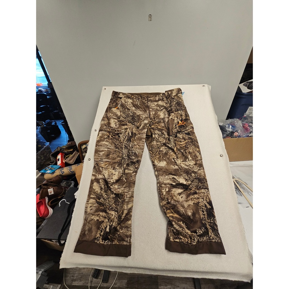 Realtree Max-1 XT Camo Hunting‎ Pants Mens 3XL Dark Earth Fleece Lined TP1148